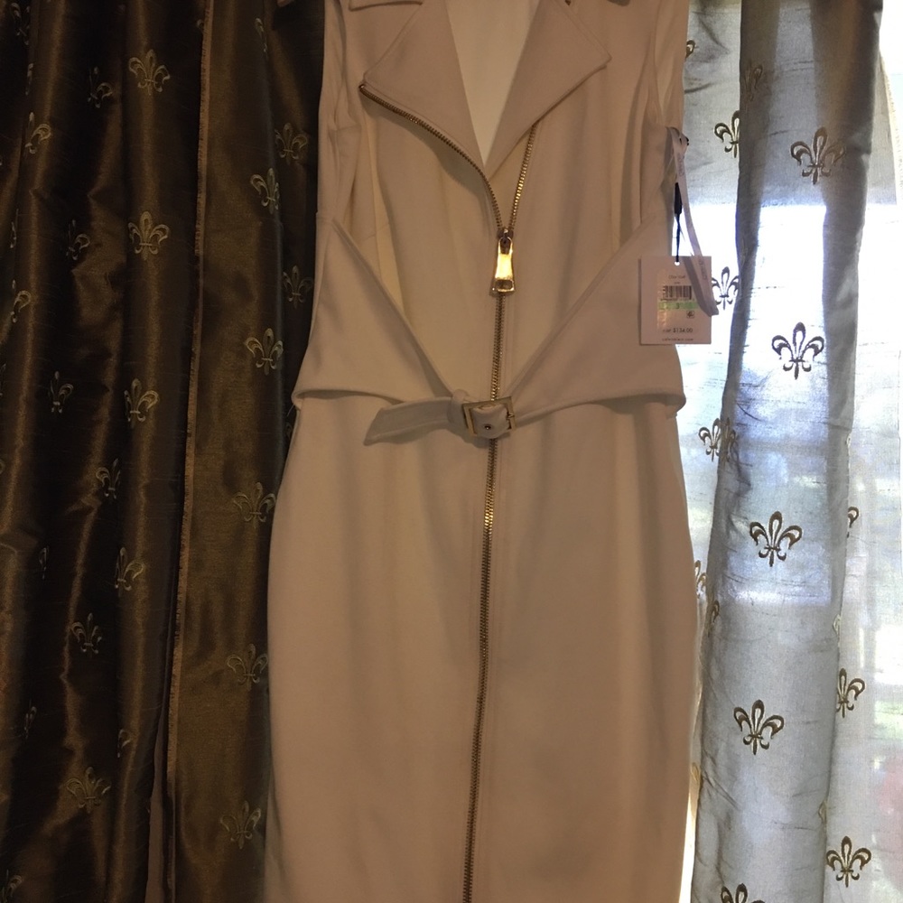 Calvin Klein white dress